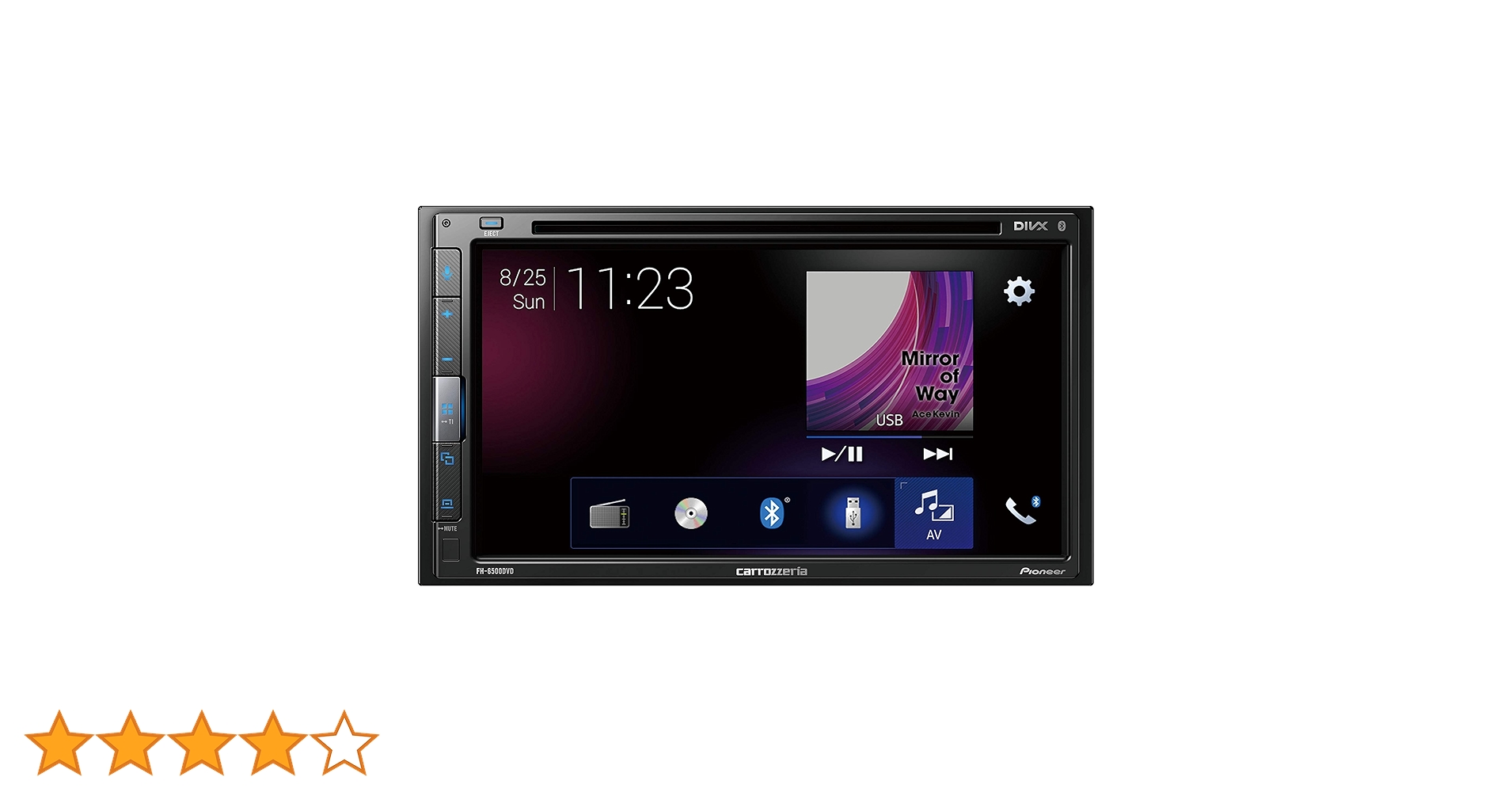 Carrozzeria (Pioneer) FH-6500DVD Car Audio 2DIN CD/DVD/USB